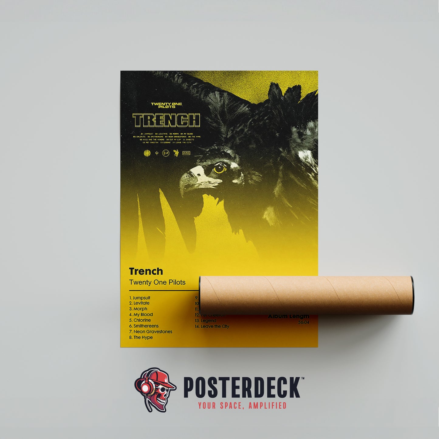 Twenty One Pilots 'Trench' Album Poster