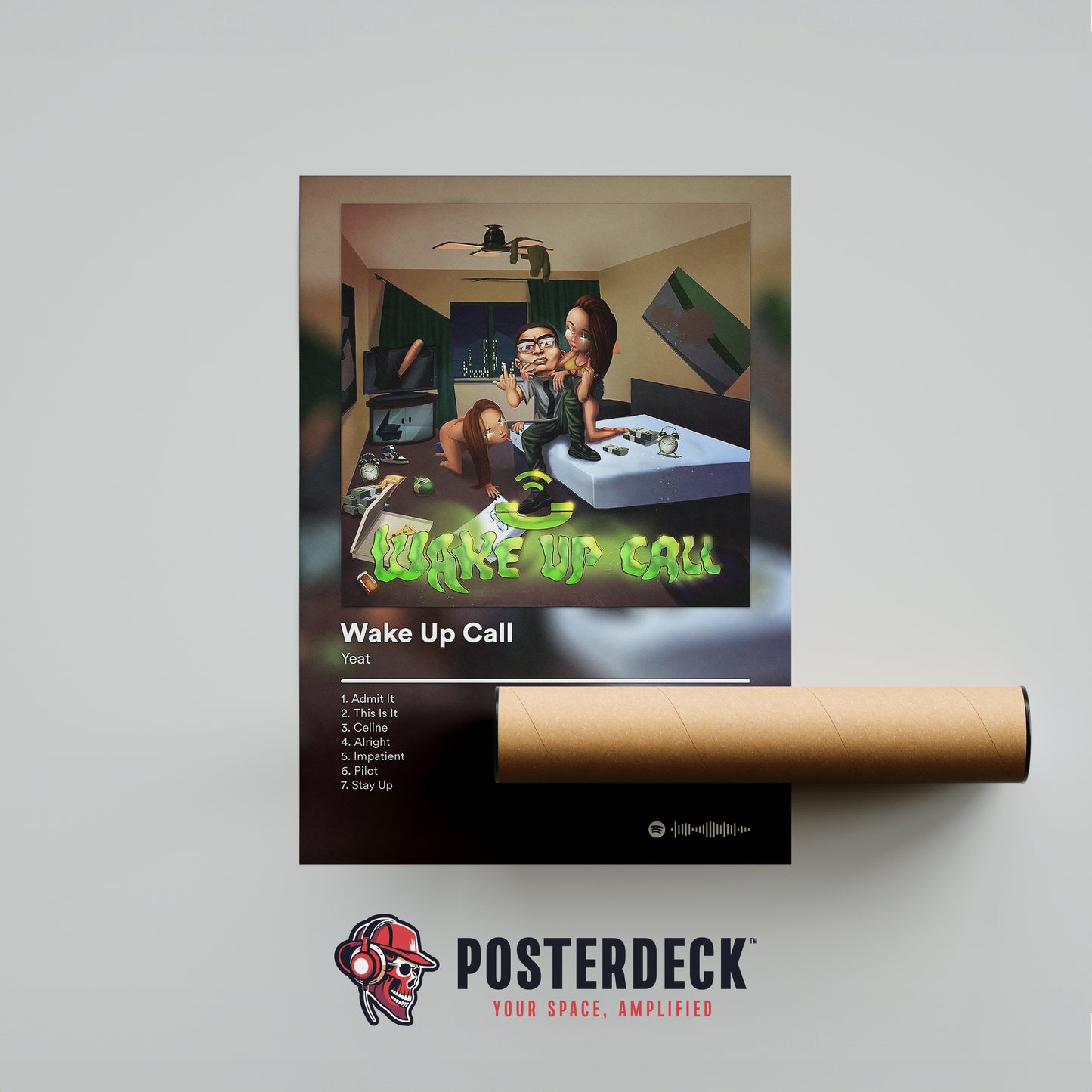 Yeat 'Wake Up Call' Album Poster