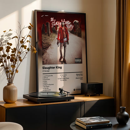 21 Savage 'Salughter King' Album Poster