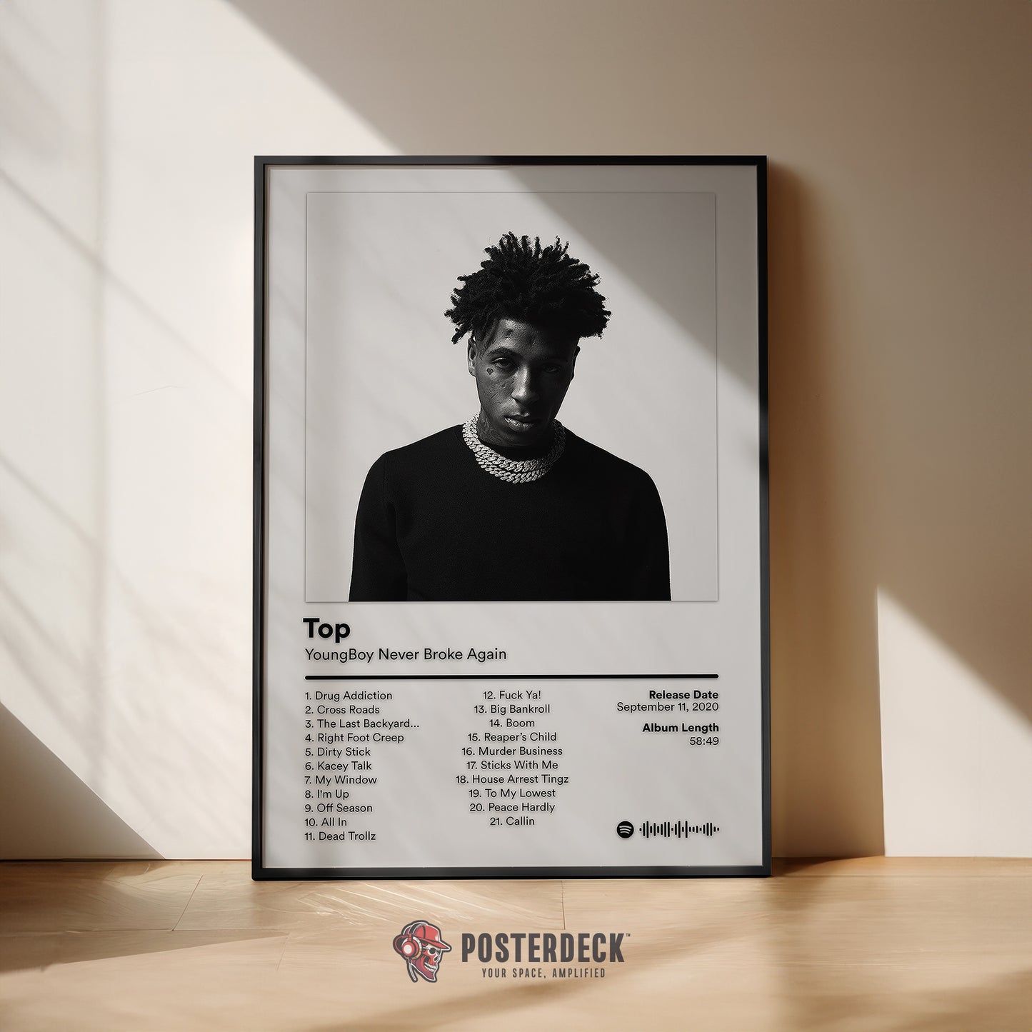 YoungBoy Never Broke Again 'Top' Album Poster