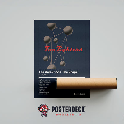 Foo Fighters 'The Colour And The Shape' Album Poster