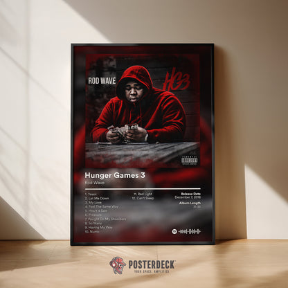 Rod Wave 'Hunger Games 3' Album Poster