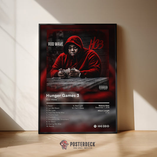 Rod Wave 'Hunger Games 3' Album Poster