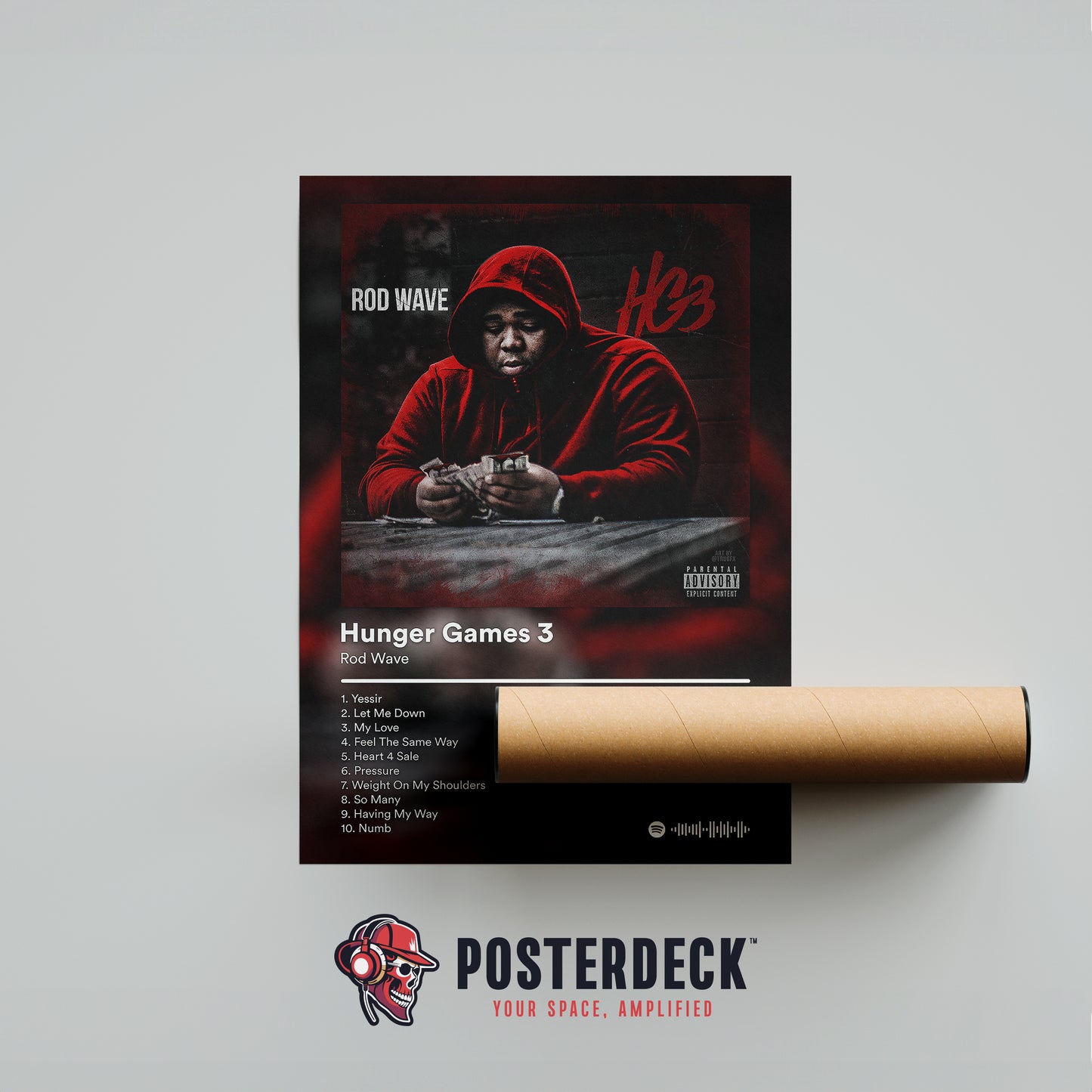 Rod Wave 'Hunger Games 3' Album Poster