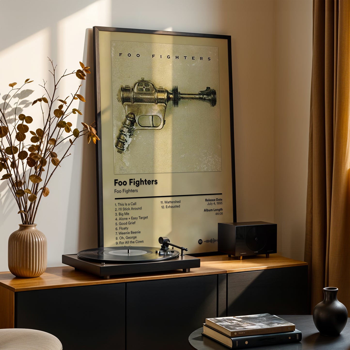 Foo Fighters 'Foo Fighters' Album Poster