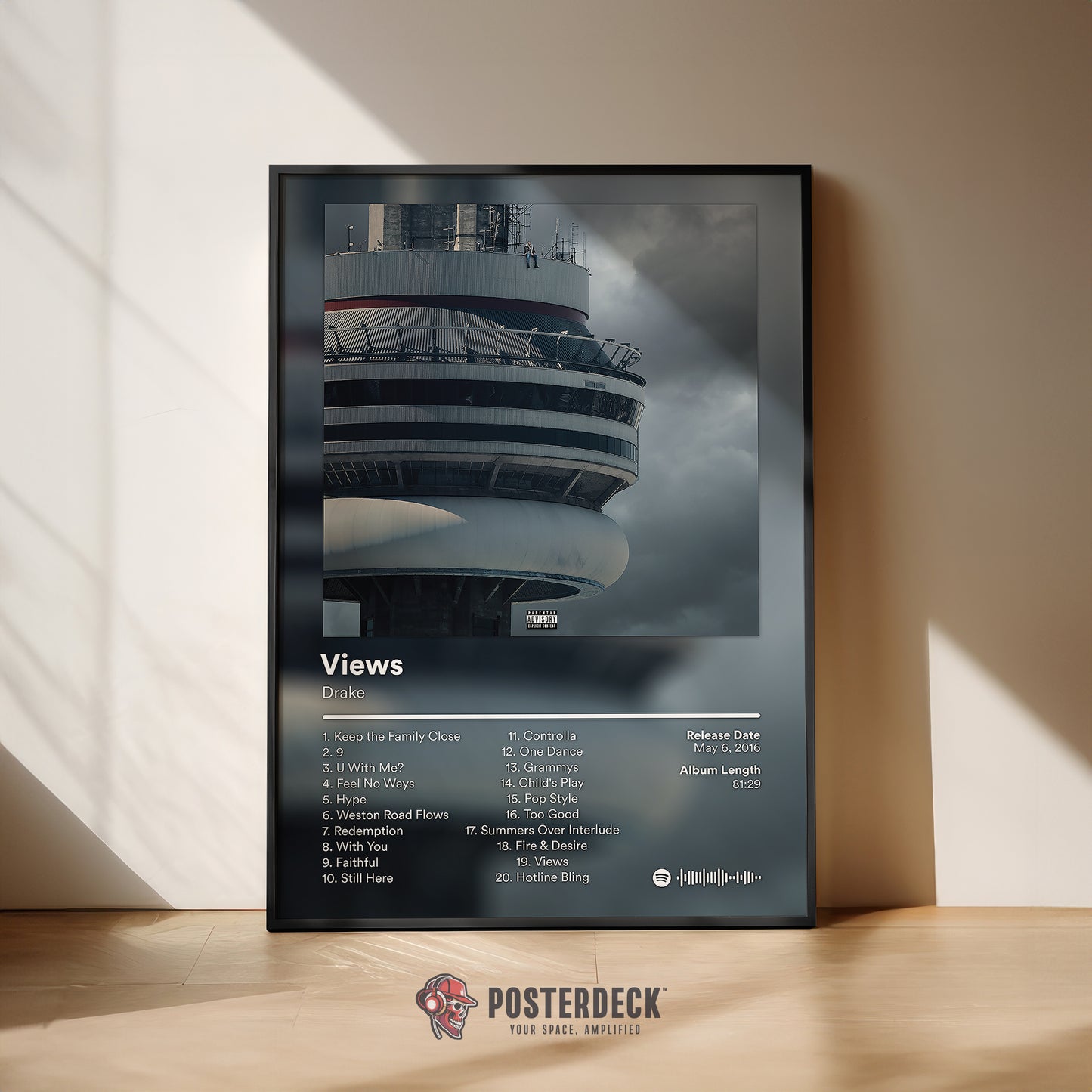 Drake 'Views' Album Poster