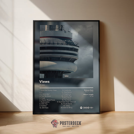 Drake 'Views' Album Poster