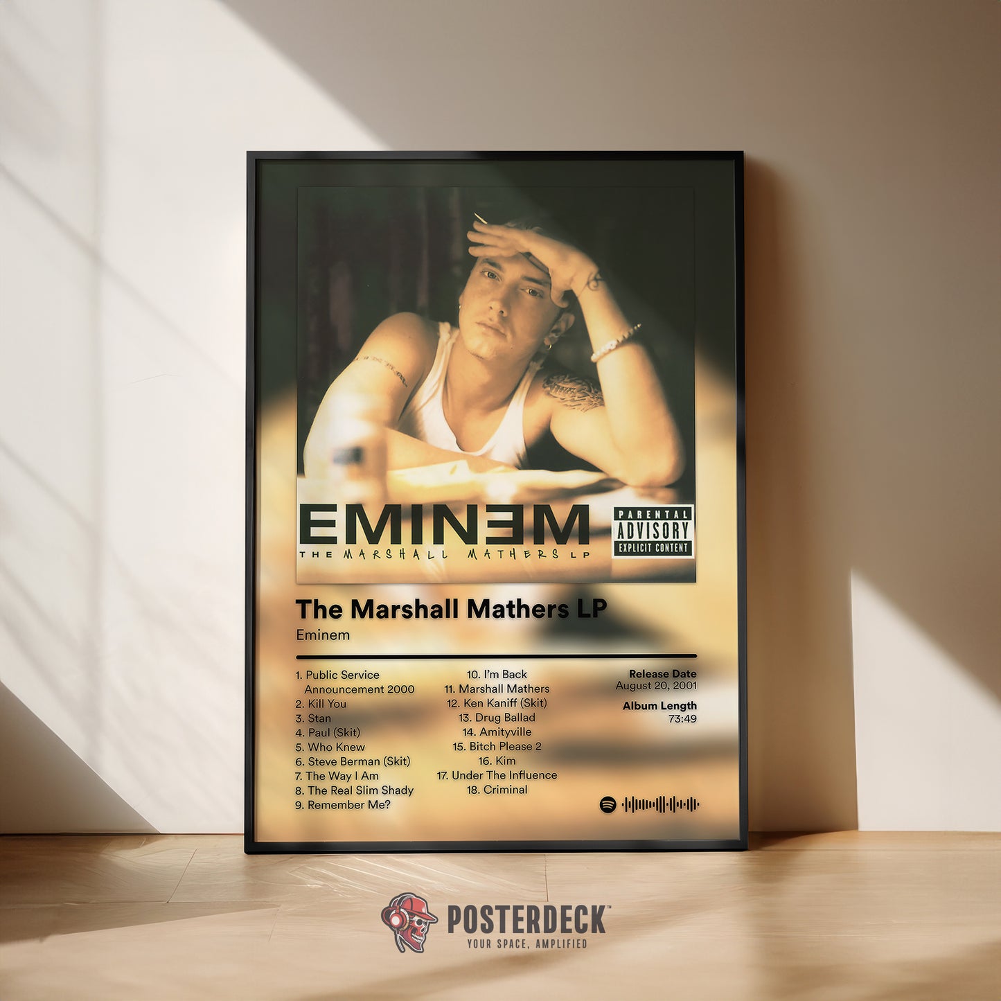 Eminem 'The Marshall Mathers LP' Album Poster