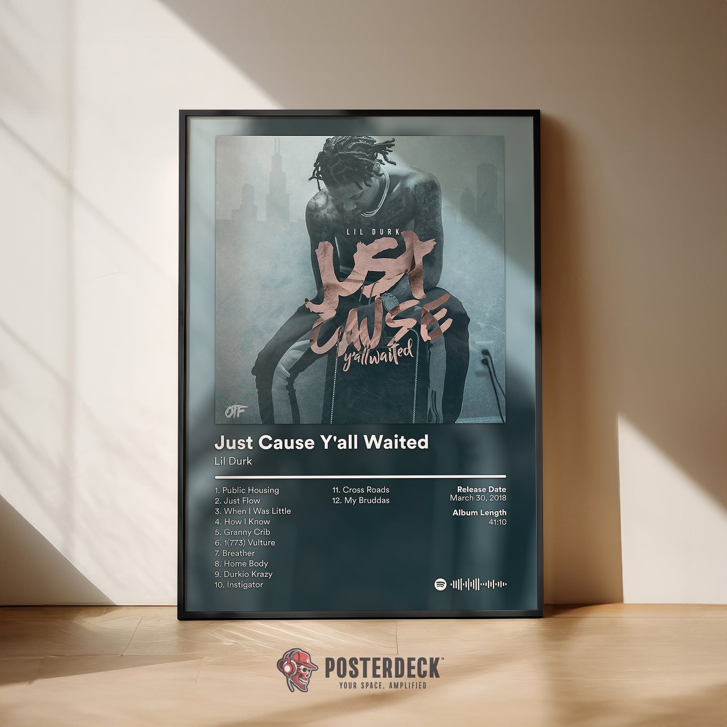 Lil Durk 'Just Cause Y'all Waited' Album Poster