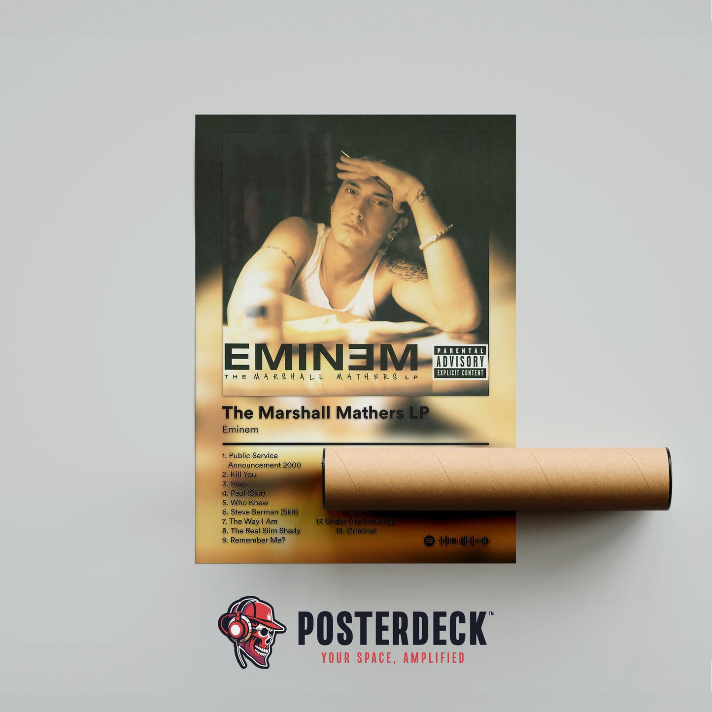 Eminem 'The Marshall Mathers LP' Album Poster