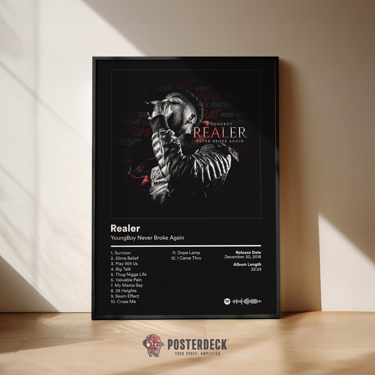 YoungBoy Never Broke Again 'Realer' Album Poster