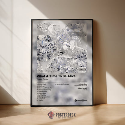 Drake 'What A Time To Be Alive' Album Poster