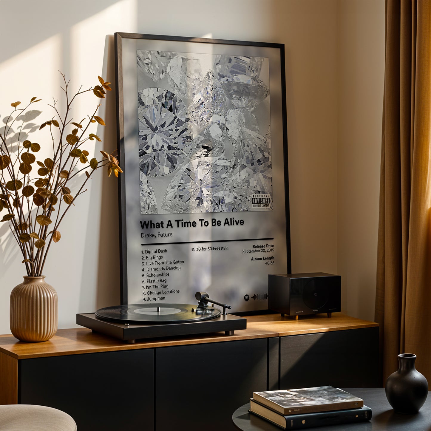 Drake 'What A Time To Be Alive' Album Poster