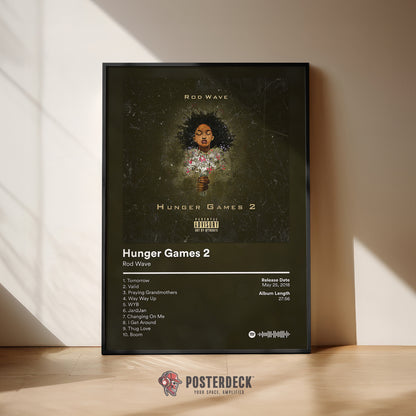 Rod Wave 'Hunger Games 2' Album Poster