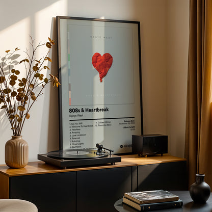 Kanye West '808s & Heartbreak' Album Poster