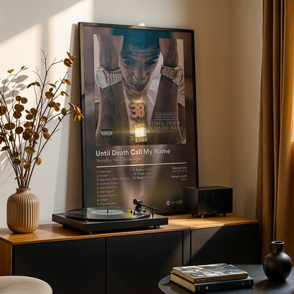 YoungBoy Never Broke Again 'Until Death Call My Name' Album Poster