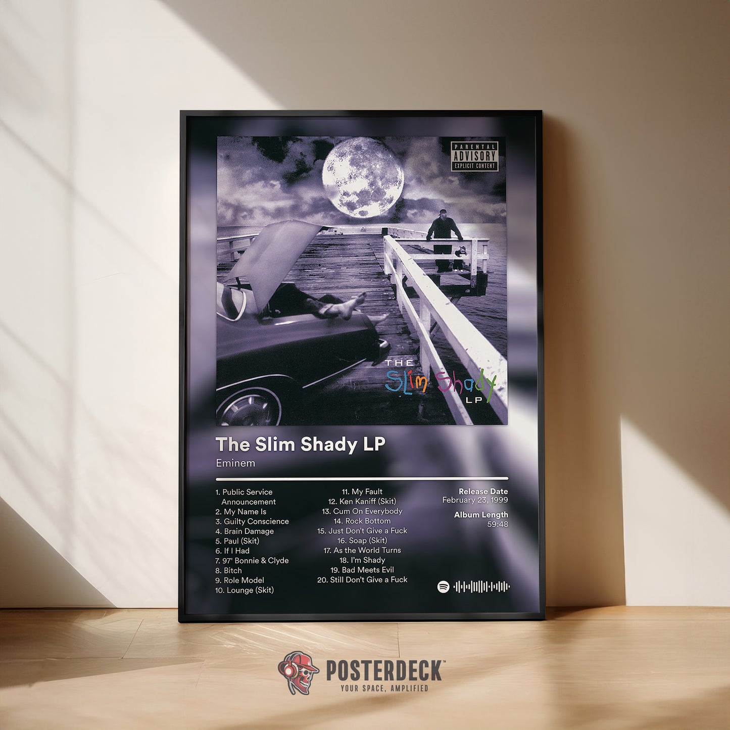 Eminem 'The Slim Shady LP' Album Poster