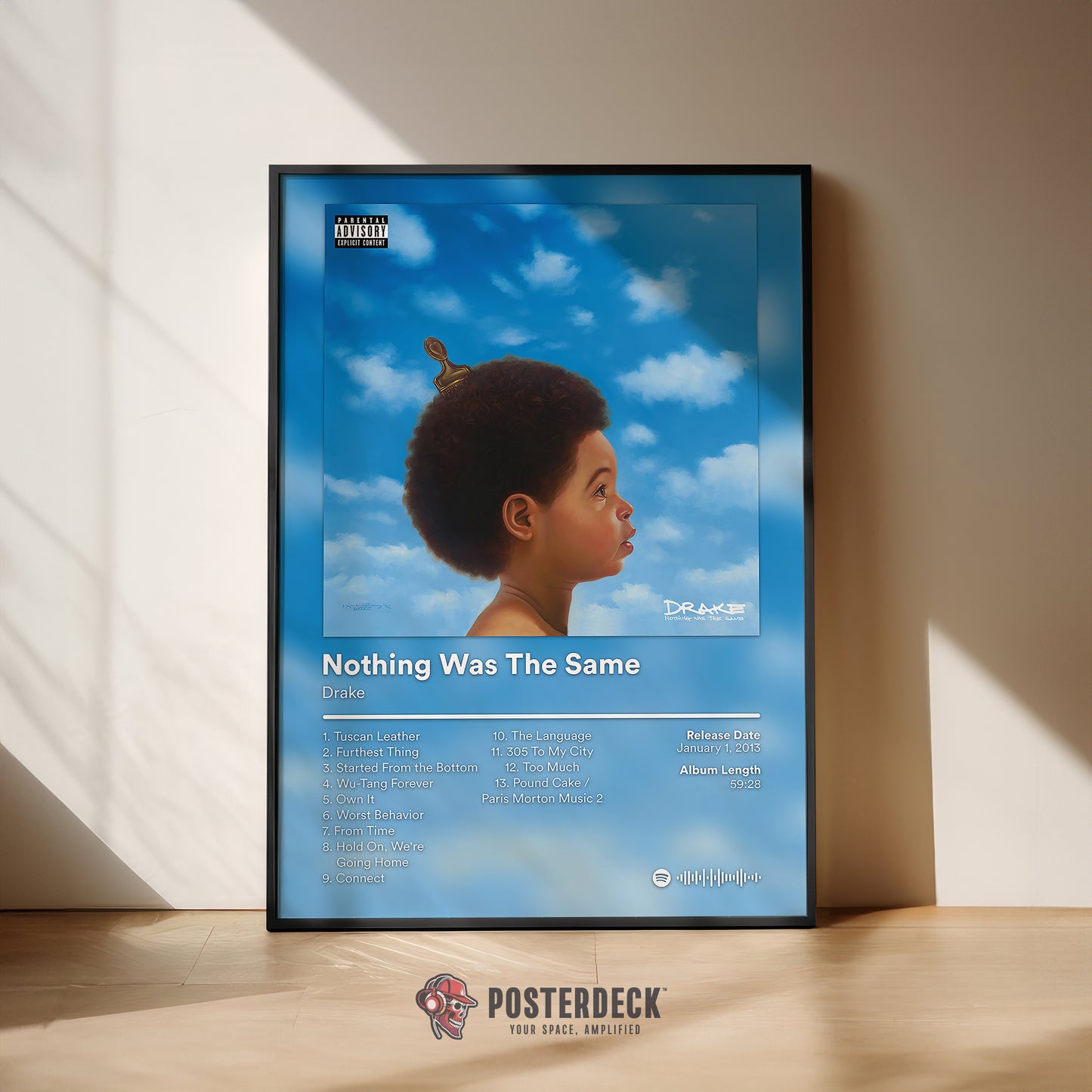 Drake 'Nothing Was The Same' Album Poster