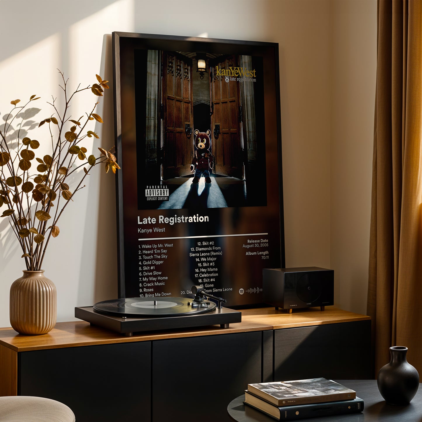 Kanye West 'Late Registration' Album Poster