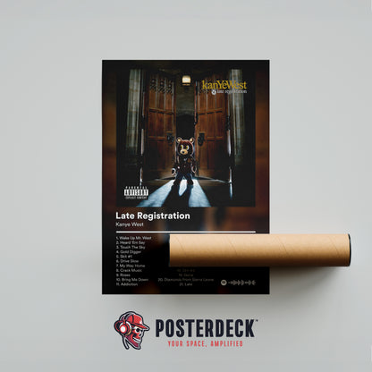 Kanye West 'Late Registration' Album Poster