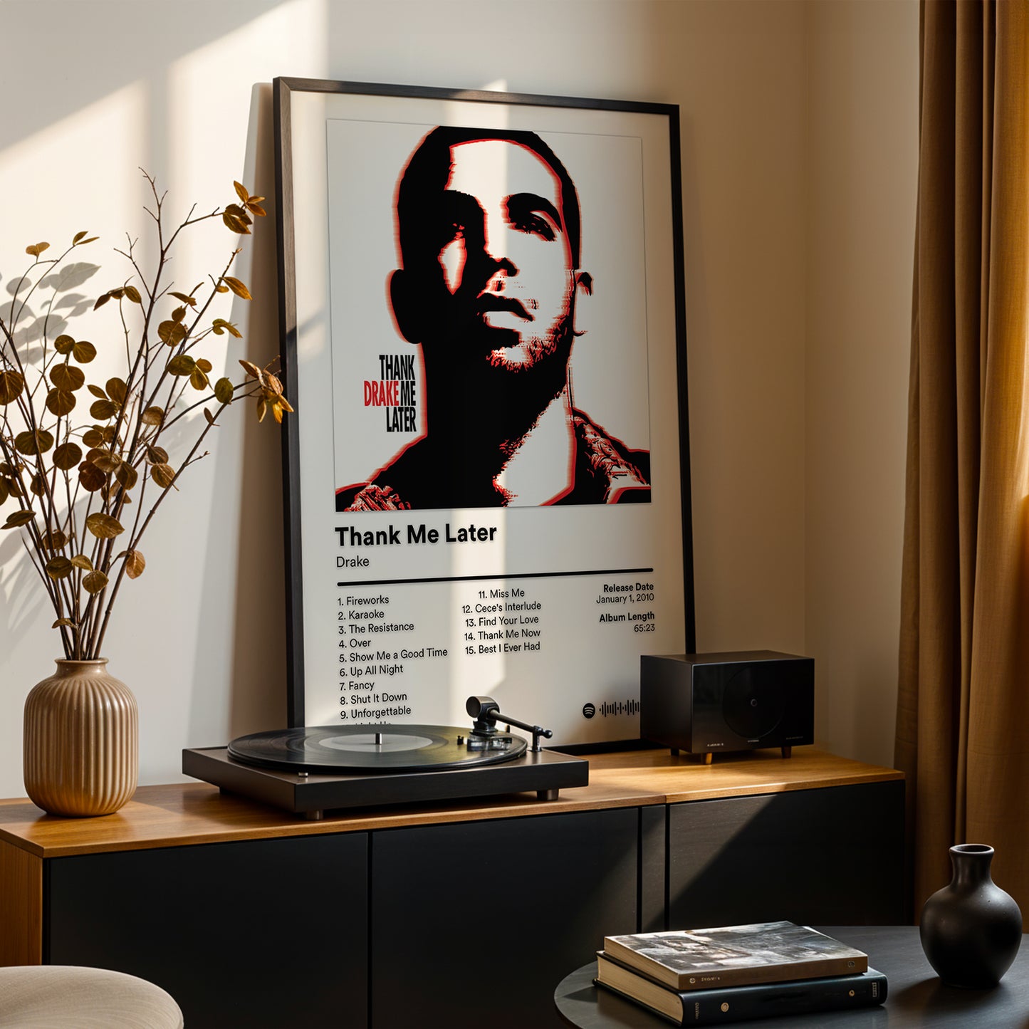 Drake 'Thank Me Later' Album Poster