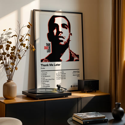 Drake 'Thank Me Later' Album Poster