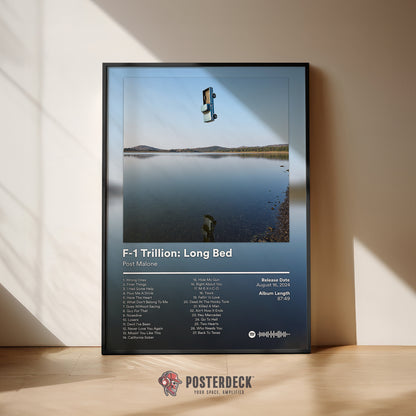 Post Malone 'F-1 Trillion Long Bed' Album Poster