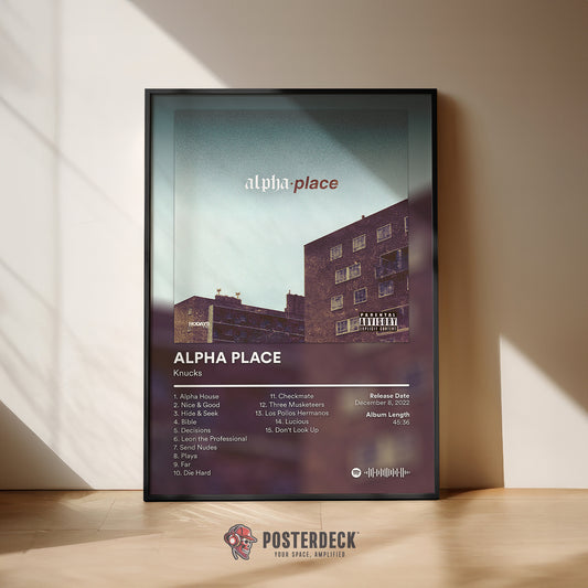 Knucks 'Alpha Place' Album Poster