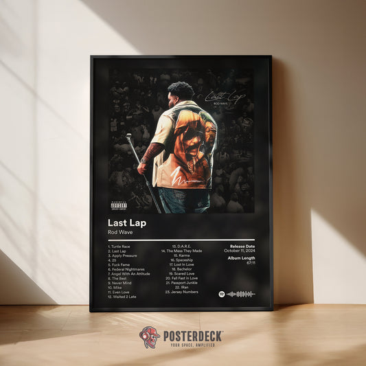 Rod Wave 'Last Lap' Album Poster