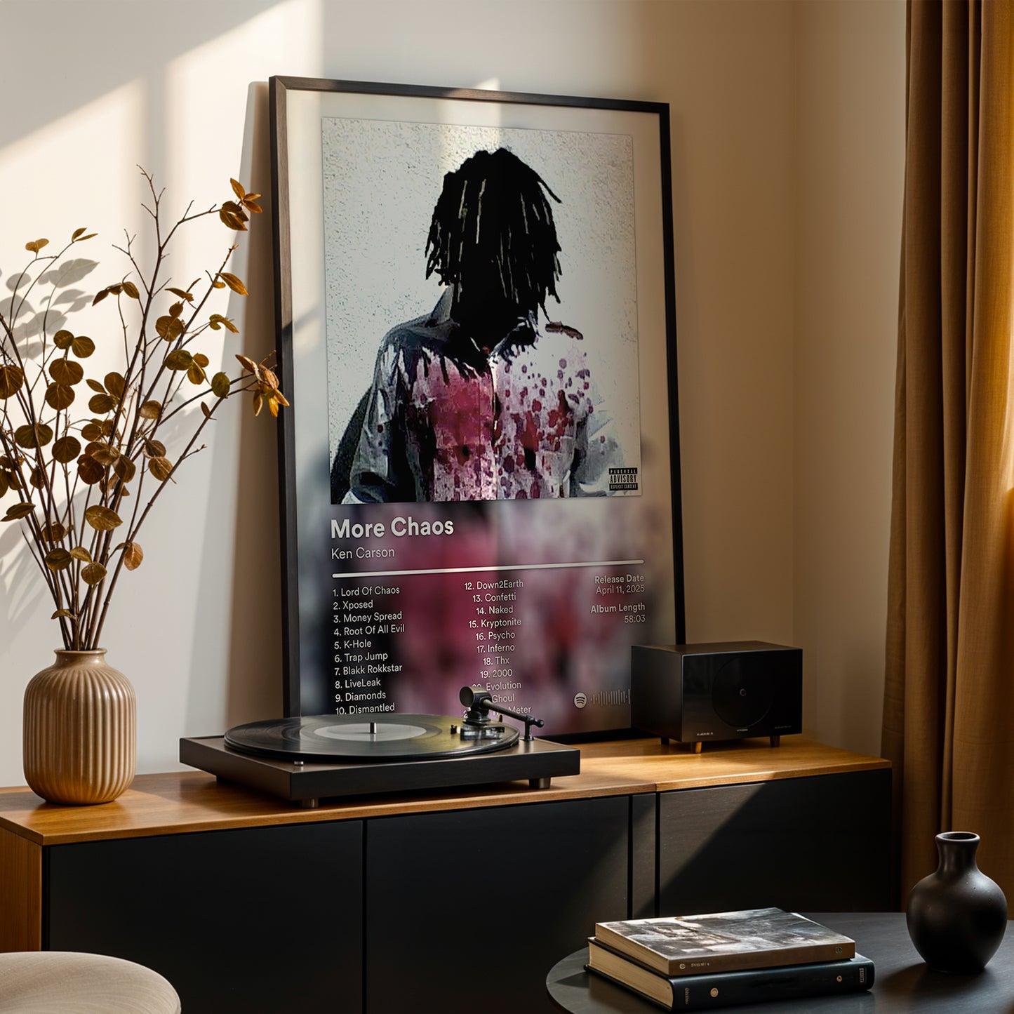 Ken Carson 'More Chaos' Album Poster