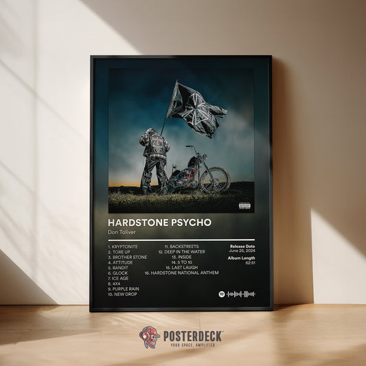 Don Toliver 'Hardstone Psycho' Album Poster