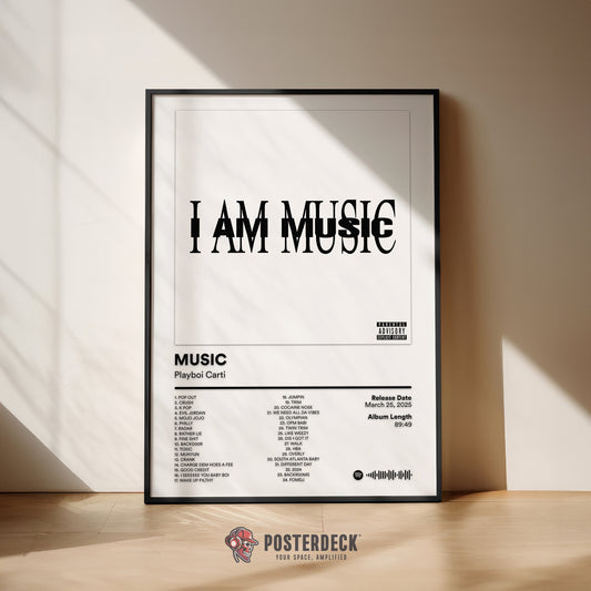 Playboi Carti 'Music' Album Poster