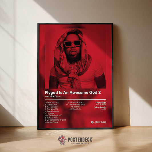 Westside Gunn 'Flygod Is An Awesome God 2' Album Poster
