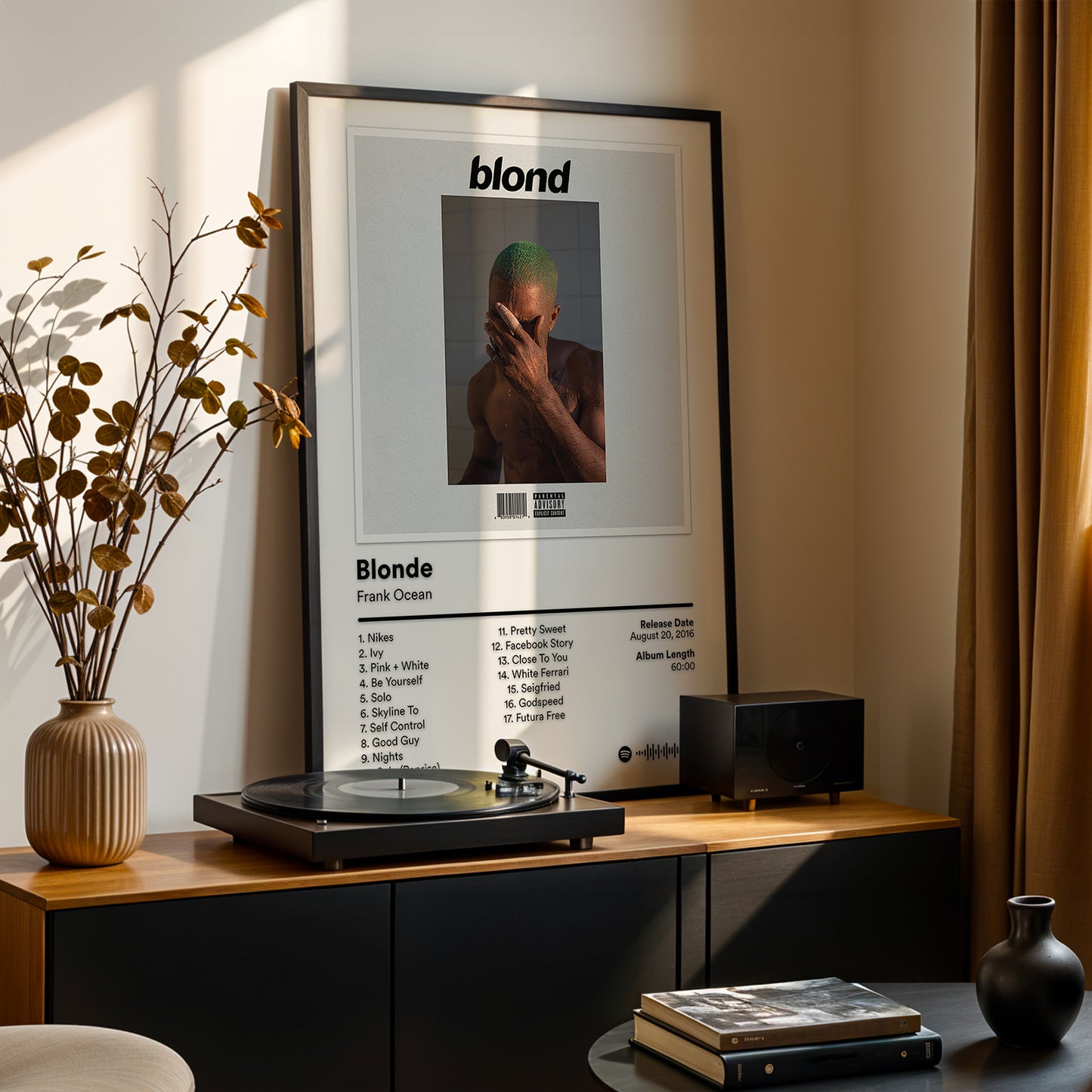 Frank Ocean 'BLONDE' Album Poster