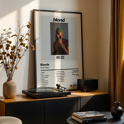 Frank Ocean 'BLONDE' Album Poster
