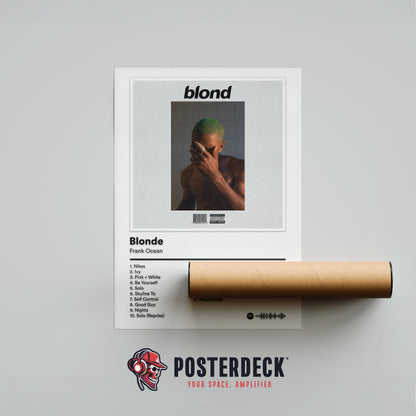 Frank Ocean 'BLONDE' Album Poster
