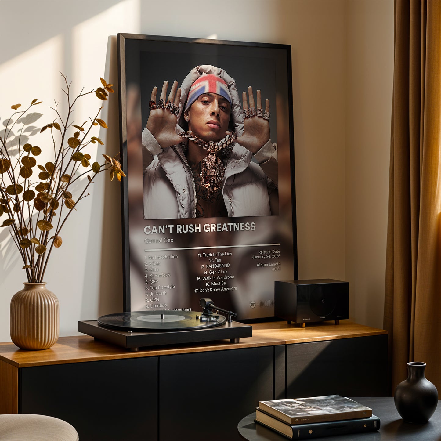 Central Cee 'Can't Rush Greatness' Album Poster