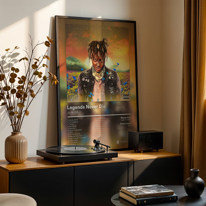Juice WRLD 'Legends Never Die' (5 Year Anniversary Edition) Album Poster