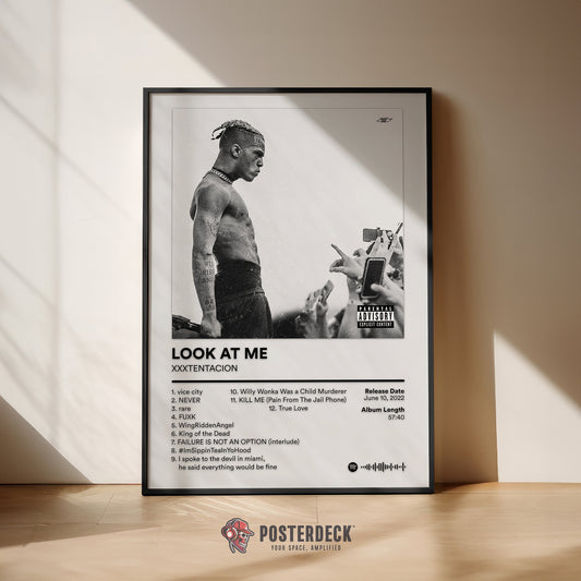 XXXTENTACION 'Look At Me' Album Poster