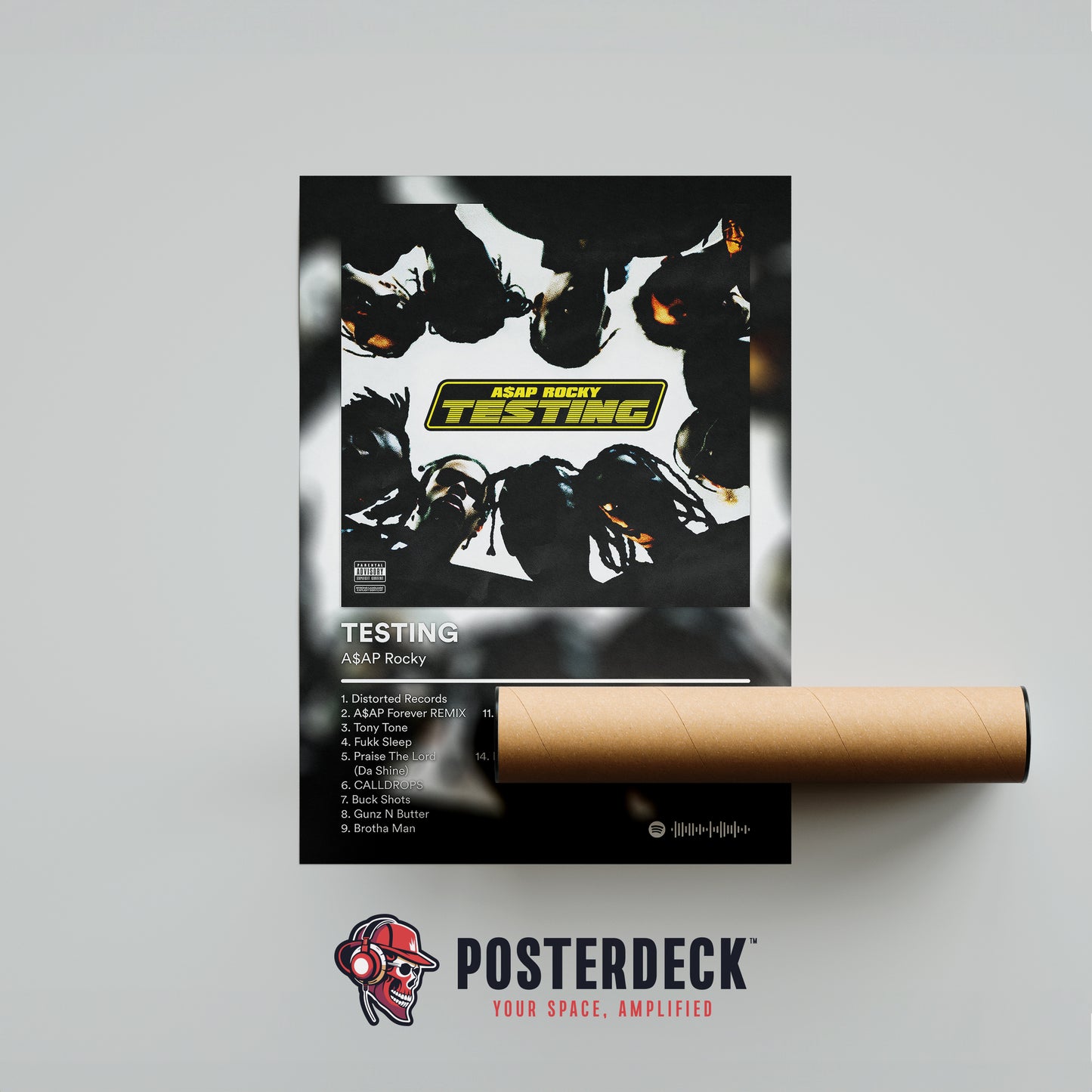 ASAP Rocky 'Testing' Album Poster