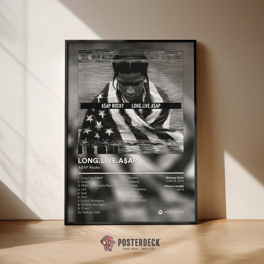 ASAP Rocky 'LONG.LIVE.A$AP' Album Poster