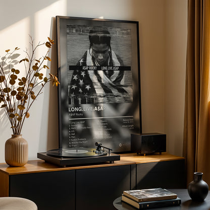 ASAP Rocky 'LONG.LIVE.A$AP' Album Poster