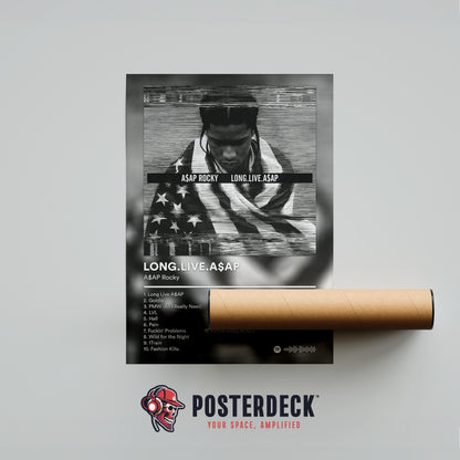 ASAP Rocky 'LONG.LIVE.A$AP' Album Poster