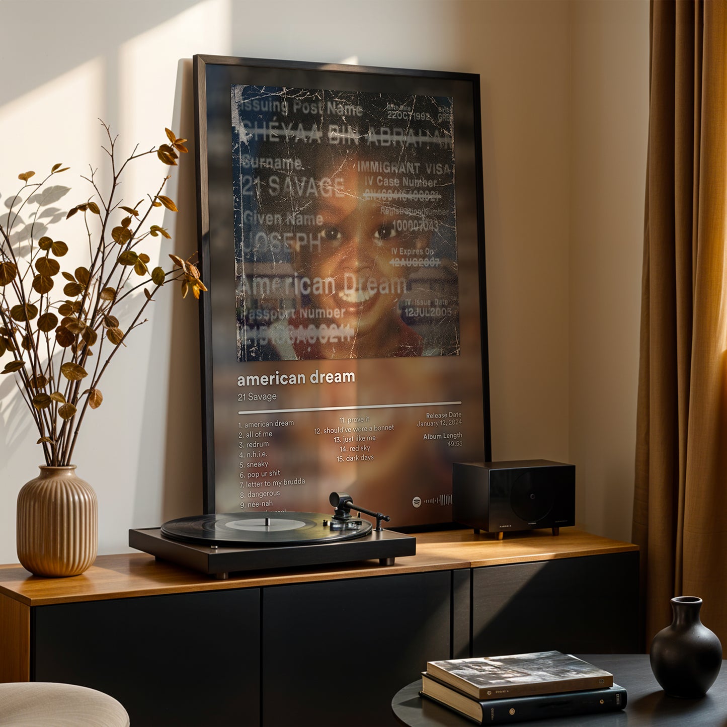 21 Savage 'American Dream' Album Poster