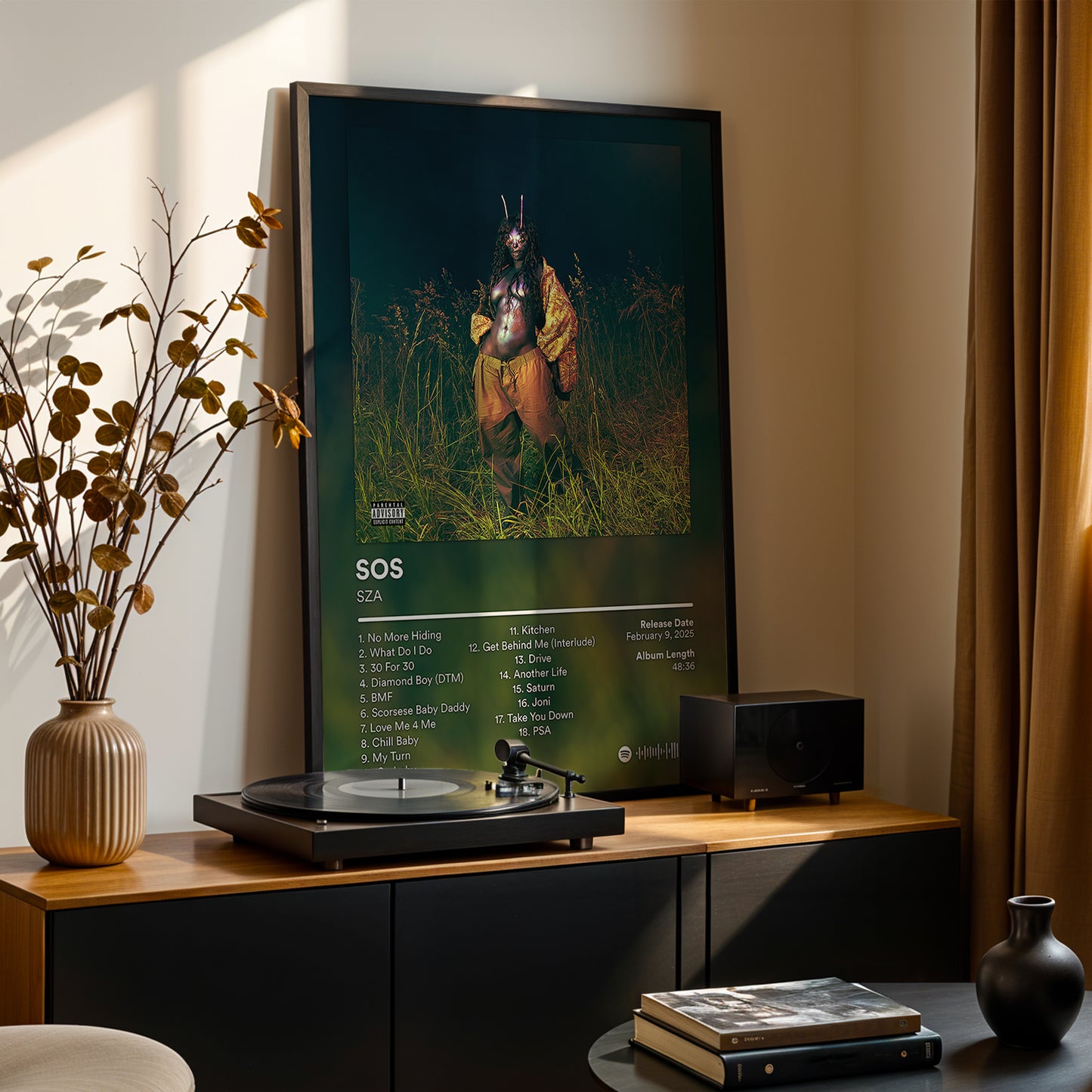 SZA 'SOS' (Deluxe Edition) Album Poster