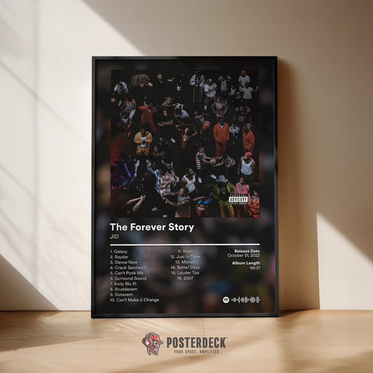 JID 'The Forever Story' Album Poster