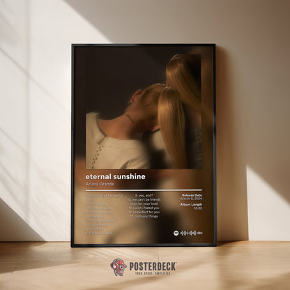 Ariana Grande 'Eternal Sunshine' Album Poster