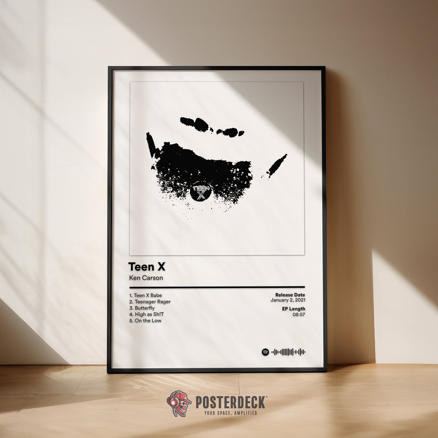 Ken Carson 'Teen X' (2021 EP) Album Poster