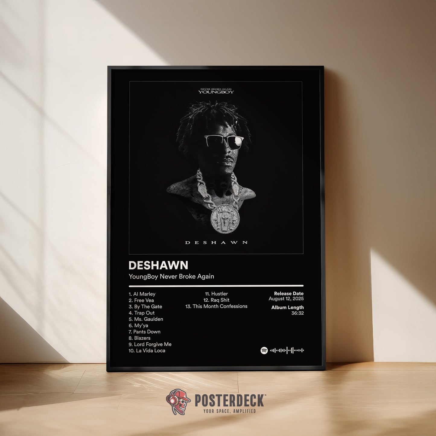 YoungBoy Never Broke Again 'Deshawn' Album Poster