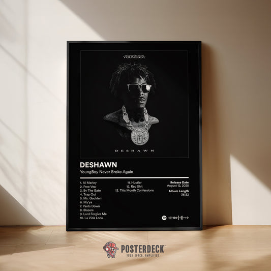 YoungBoy Never Broke Again 'Deshawn' Album Poster